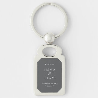Llavero de Boda Personalizado Escrito en las Estre
