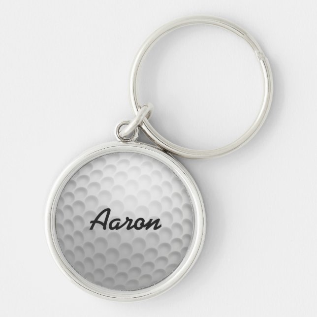 Llavero de Bola de Golf Personalizado Regalo (Frente)