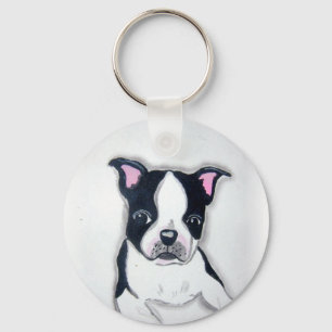 Llavero de Boston Terrier