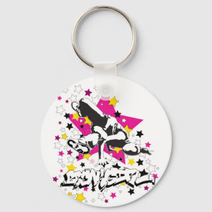Llavero de Breakgirl - blanco