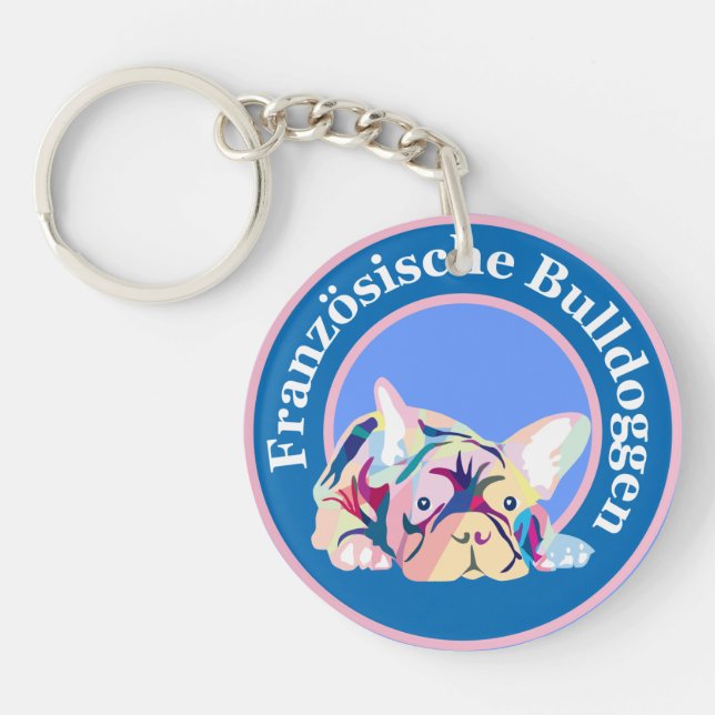 Llavero de Bulldog (Frente)