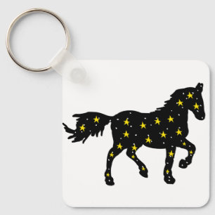 Llavero de Caballo Galáctico – Zodiaco Celestial