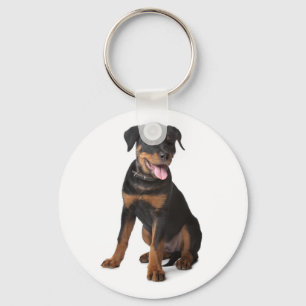 Llavero de cachorro Rottweiler
