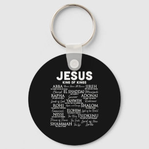 Llavero De Camisa Jesús Rey Nombres Dios Hebreo