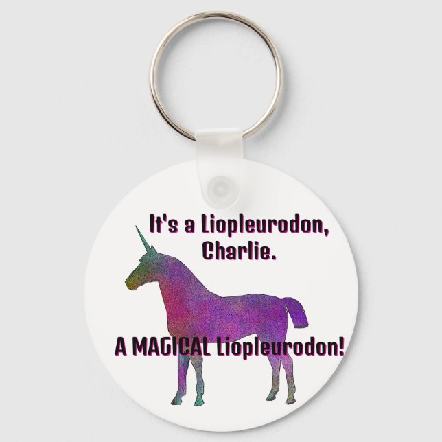 llavero de charlie unicornio (Anverso)