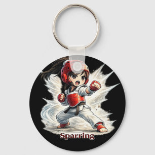 Llavero de Chibi Dojo Sparring Breaking