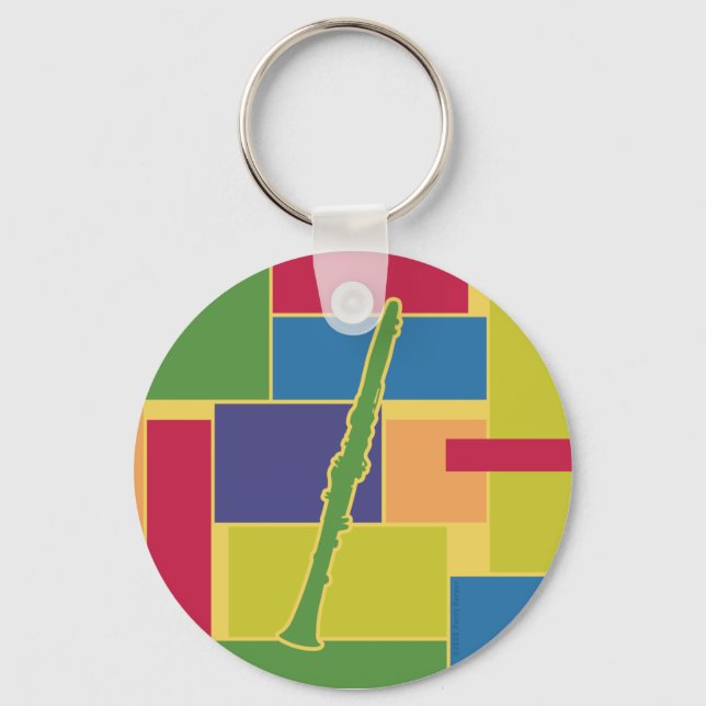 Llavero de Clarinete Colorblocks (Anverso)