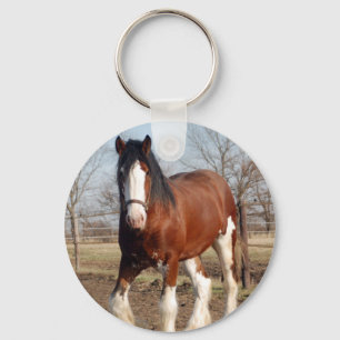 Llavero de Clydesdale