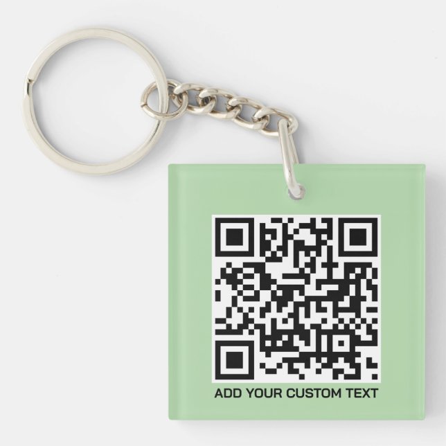 Llavero de código QR personalizado – Diseño modern (Frente)