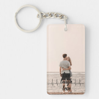 Llavero de Colage de Fotos y Texto Personalizado