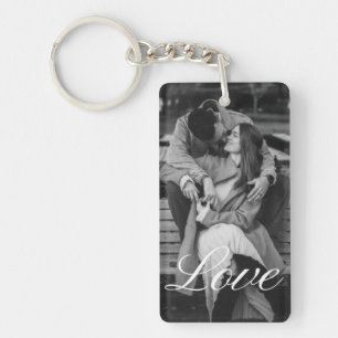 Llavero de Colage de Fotos y Texto Personalizado