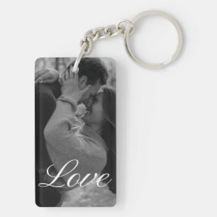Llavero de Colage de Fotos y Texto Personalizado