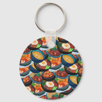 Llavero de comida coreana
