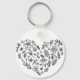 Llavero de corazón de flor, Flor, Botánica de flor