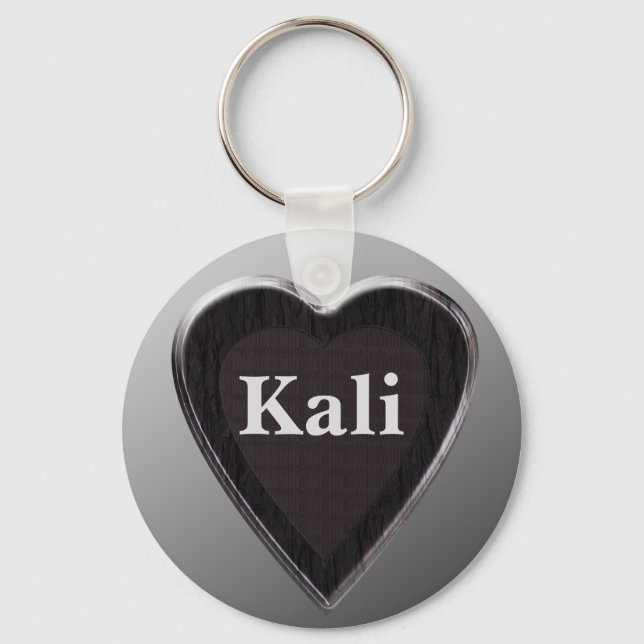 Llavero de Corazón Personalizado Kali by 369MyName (Anverso)
