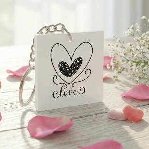 Llavero de Corazón Romántico – Regalo de San Valen