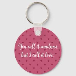 Llavero de Corazones Rojos