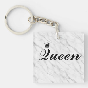Llavero de corona de reina