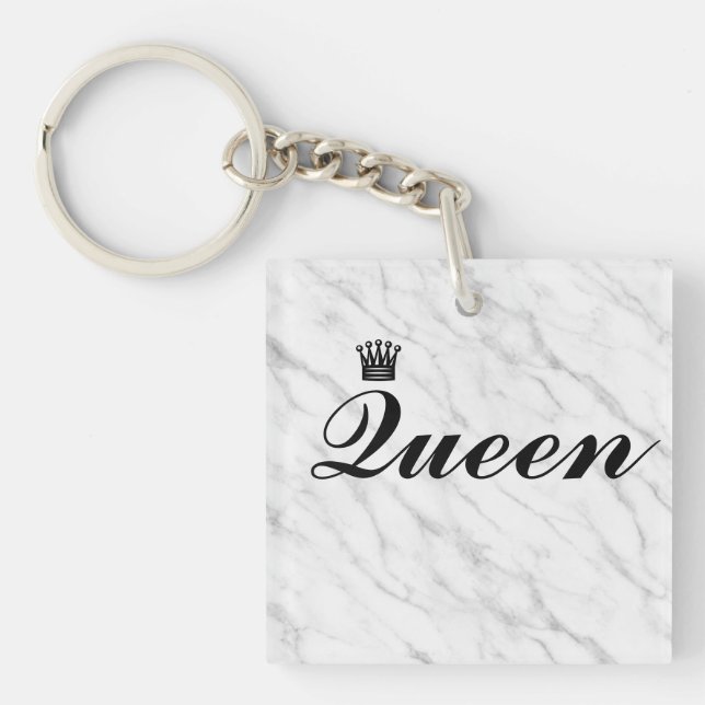Llavero de corona de reina (Frente)