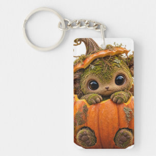 Llavero de Criatura de Calabaza Musgosa