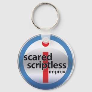 Llavero de cristal redondo del logotipo de los SS