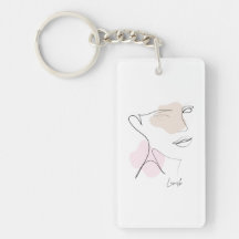 Llavero de Dama de Honor - Regalo de Arte de Línea
