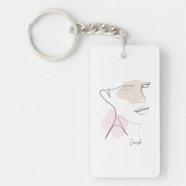 Llavero de Dama de Honor - Regalo de Arte de Línea