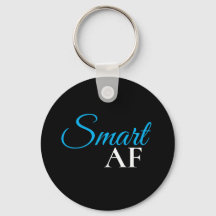 Llavero de Declaración de Expresión Azul Smart AF
