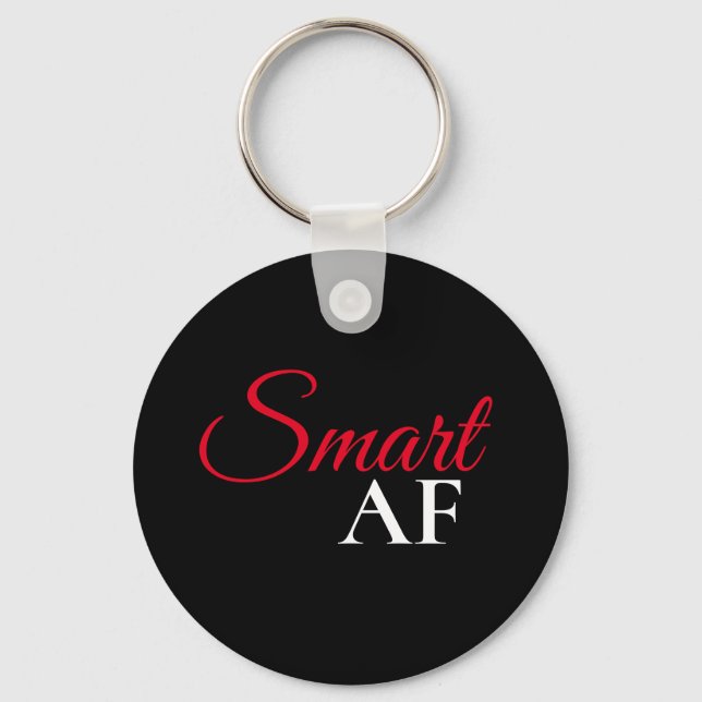 Llavero de Declaración de Expresión Roja Smart AF (Anverso)
