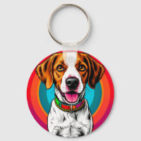 Llavero de Dibujos Animados de Collar de Perro Bea