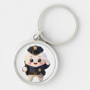 Llavero de diente de policía regalo dental