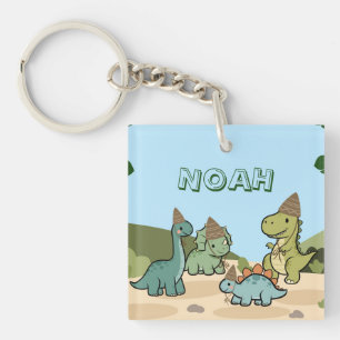 Llavero de Dinosaurio Adorable   Favor de Fiesta