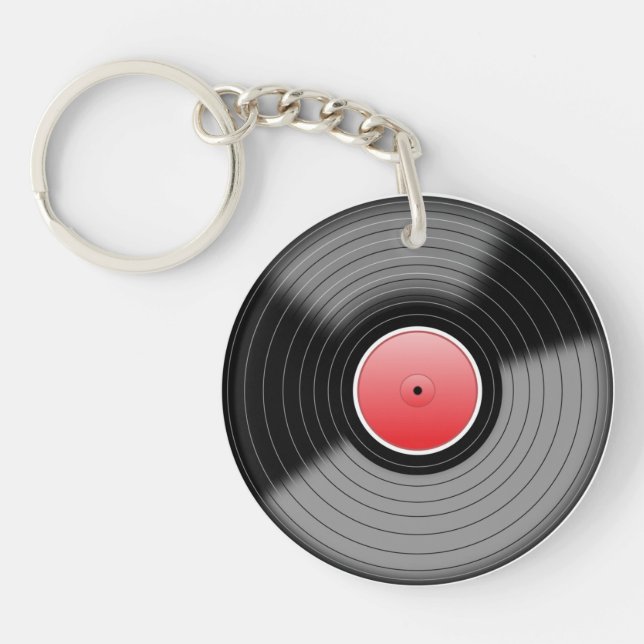 Llavero de disco de vinilo (Frente)
