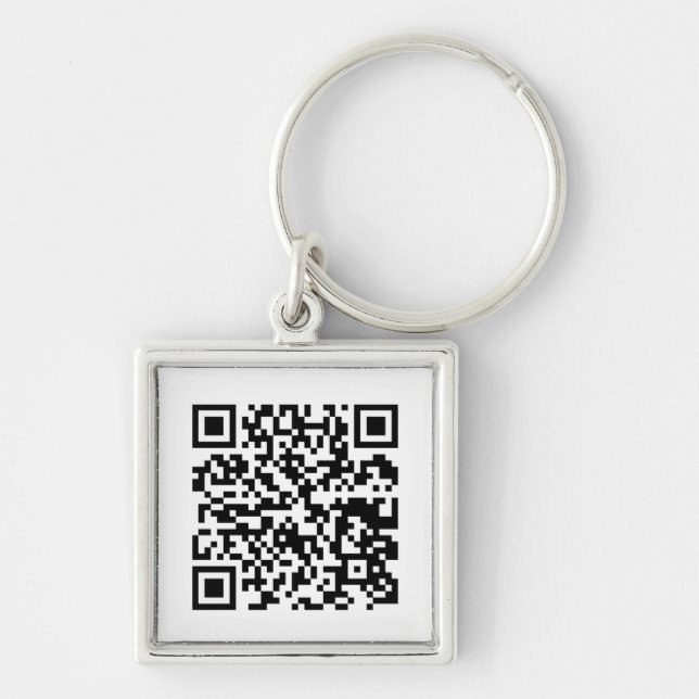 Llavero de diseño de código QR (Frente)