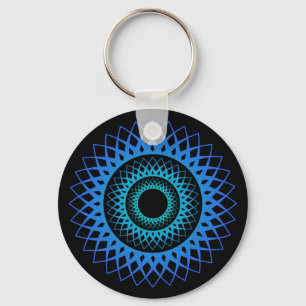 Llavero de diseño geométrico