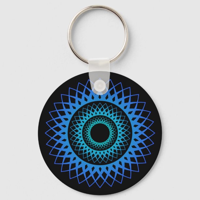Llavero de diseño geométrico (Anverso)