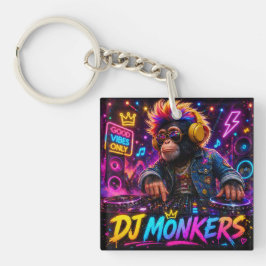 Llavero de doble cara DJ MONKERS