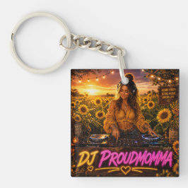 Llavero de doble cara DJ PROUDMOMMA