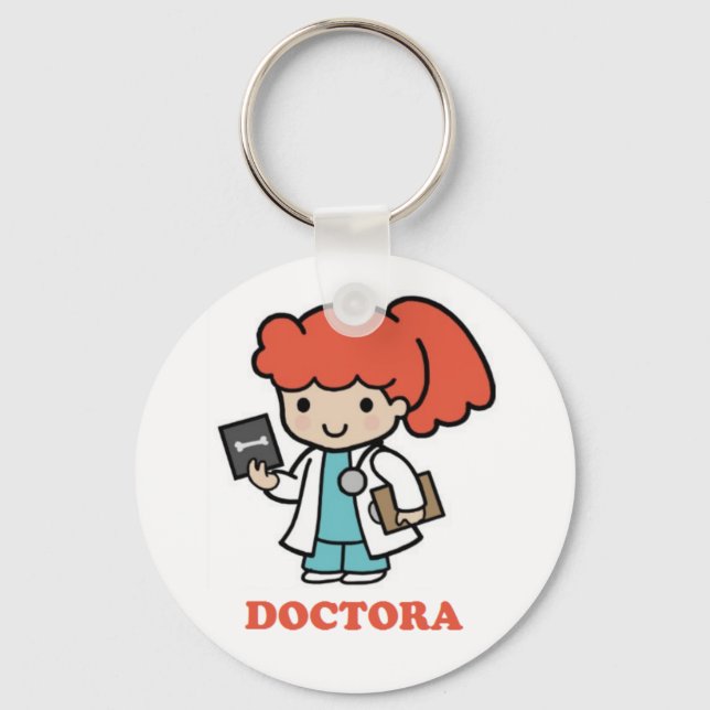 Llavero de doctora (Anverso)