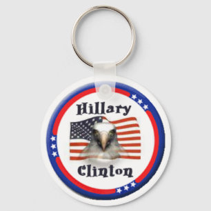 Llavero de Eagle de la bandera de Clinton los