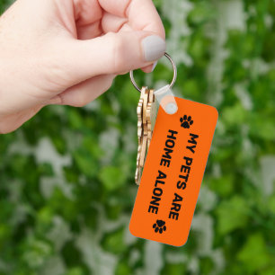 Llavero 😿 de emergencia de cuidado de mascotas 🐶 llave