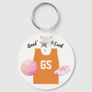 Llavero de encargo de la buena suerte del Netball