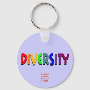 Llavero de encargo del bígaro de la diversidad