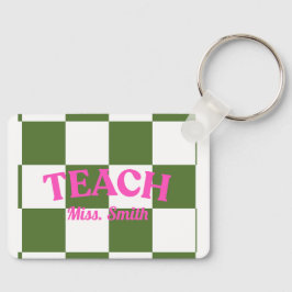 Llavero de enseñanza lindo personalizado