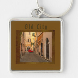 Llavero De época, Ciudad Antigua, Coche Antiguo, Estilo An