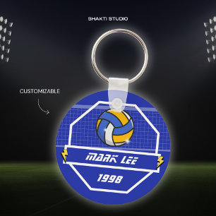 Llavero de equipo deportivo personalizado de volei