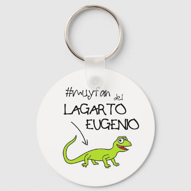Llavero de fan del lagarto eugenio (Anverso)