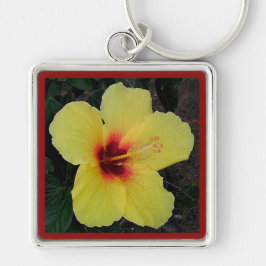 Llavero de Flor de Hibisco