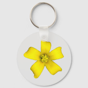 Llavero de Flor Silvestre Amarilla