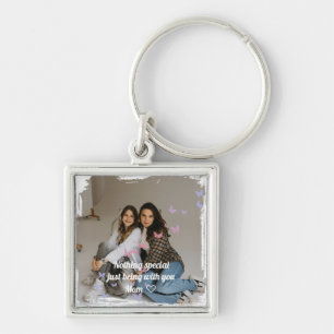 Llavero de Foto con Amor Materno Personalizado